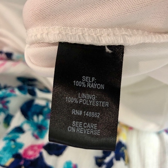 ⛱️Torrid Mini Gauze Puff Sleeve Floral Skater Dress - Picture 11 of 12